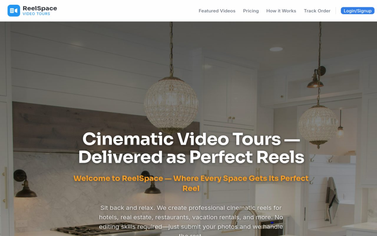 ReelSpace homepage